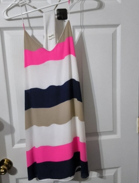 Style Rack Dresses & Skirts - Style Rack Hot Pink V-Neck Slip Dress